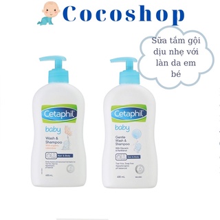 Sữa tắm gội Cetaphil babby wash &amp; shampo 400ml