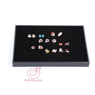 Hộp đựng nhẫn, khay trưng bày nhẫn bọc nhung cao cấp size lớn 100 nhẫn