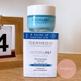 Kem dưỡng cấp nước cho da khô DERMEDIC Hydrain3 mẫu mới