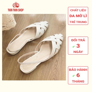Sandal nữ đế bệt rọ mũi chân cực độc và đẹp / Giầy búp bê nữ đế bệt, Mã SD004-Teen Teen Shop
