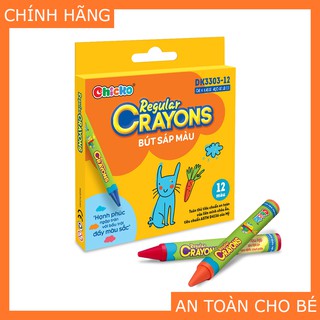 Bút Sáp Màu DUKA Reglar Crayons - 12 Màu [An Toàn Cho Bé]