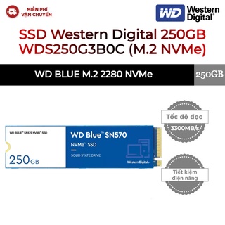 Ổ Cứng SSD Western Digital Blue 250GB WDS250G3B0C (M.2 2280 PCIe NVMe3 x4)