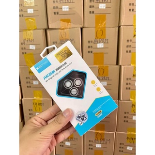 Bộ Lens Bảo Vệ Camera Trong Suốt Kuzoom Crystal Có Khung Hỗ Trợ Dán dành cho Iphone 14 | 14 Pro | 14 Max | 14 Promax