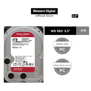 Cứng gắn trong DESKTOP WD Red 4TB (WD40EFAX)