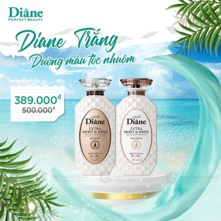 Cặp Gội Xả Phục Hồi Tóc Sáng Bóng Dành Cho Tóc Nhuộm -Moist Diane Extra Shine 450mlx2