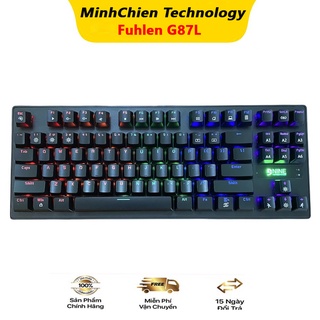 Bàn phím cơ Fuhlen G87L Blue switch- Black switch bảo hành 2 năm