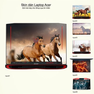 Skin dán Laptop Acer in hình Con ngựa (inbox mã máy cho Shop)