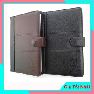 Sổ Bìa Da Khuy Bấm Bureau A5 KLong 349 (200 Trang) - Thiết Kế Với Kiểu Dáng Sang Trọng