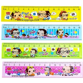 Thước kẻ 15cm, hình No:9415 (1 cây)