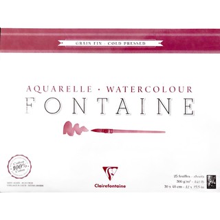 [THEARTSHOP] Tập vẽ màu nước CLAIREFONTAINE - CLAIREFONTAINE Watercolor Pad-Cold Pressed 100% Cotton