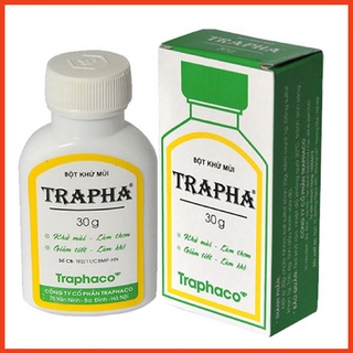 Bột khử mùi hôi chân, hôi giày Trapha 30g ( chính hãng )