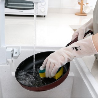 GĂNG TAY CAO SU CON HƯƠU - SIÊU BỀN, SIÊU DAI - RỬA BÁT, LÀM BẾP, LÀM VƯỜN, DỌN VỆ SINH - BẢO VỆ DA TAY