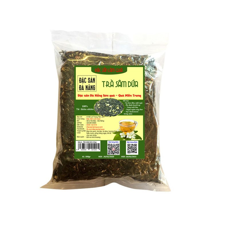 Trà sâm dứa (vị thuần sâm dứa không hoa lài)