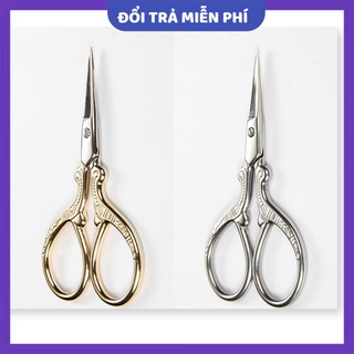 Kéo mini cắt tỉa lông màyGIÁ SỈKéo mạ vàng làm bằng thép không gỉ, lưỡi cắt sắc mỏng, tinh xảo 9847