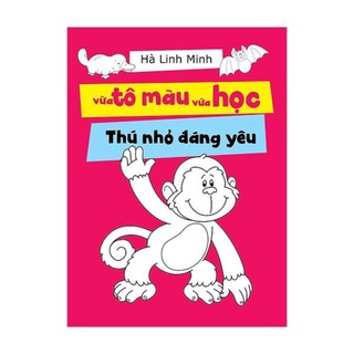 Sách - Vừa Tô Màu Vừa Học - Thú Nhỏ Đáng Yêu - Hà Linh Minh