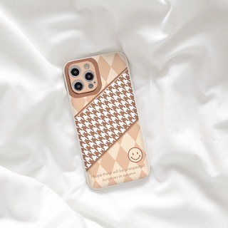 Ốp Iphone Họa Tiết Mặt Cười Kẻ Sọc ốp lưng iphone Caro vuông 13 12 11 Pro Max Se2020 X Xr Xs Max 7 8 Plus