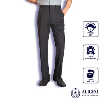 Quần âu nam 1 ly Aligro dáng suông nhẹ thoải mái tinh tế thời thượng văn phòng công sở ALGL1009
