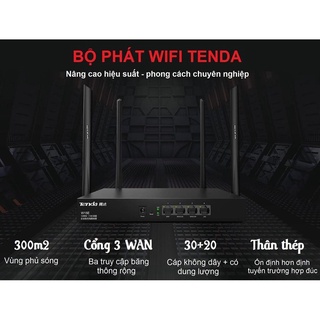 Bộ phát WIFI Tenda W15e -W18e- W20E ac1200Mps mạng doanh nghiệp 50 user - vùng phủ sóng 300m2 - Hàng nhập khẩu