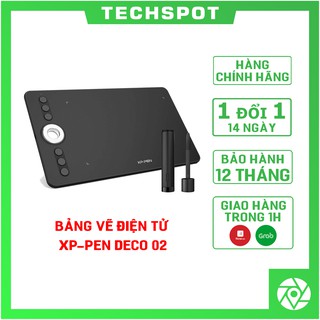 [Mã 33ELSALE hoàn 7% xu đơn 300k] Bảng Vẽ XP-PEN DECO 02 | Chính Hãng