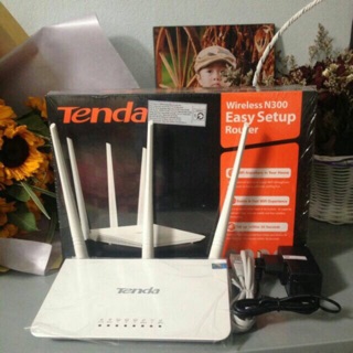 Phát WIFI TENDA F3 ( hàng chính hãng), 3 ANGTEN tốc độ 300MBPS