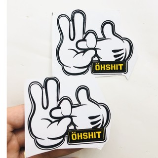 giá 1 tem giá 1 tem Tem Sticker Ngón Tay Nhỏ Dán Xe Giá Rẻ