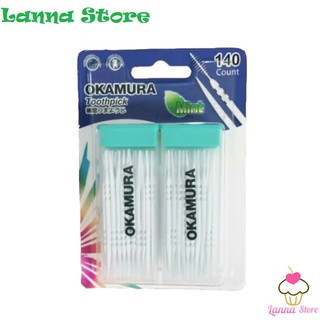Tăm nhựa Okamura chất lượng Nhật Bản (bịch 120 cây/140 cây) - Nhật Bản