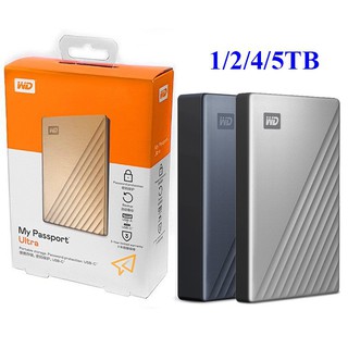 Ổ cứng di động WD My Passport Ultra 1TB 2TB 4TB 5TB USB3.0 type-C - bảo hành 3 năm