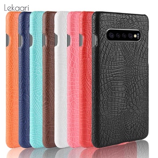 Lekaari Ốp điện thoại da cá sấu giả dành cho Samsung Galaxy S21 S20 FE 5G Ultra Lite S10 S9 Plus 5G S10E