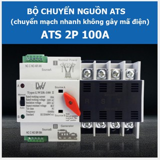 Bộ chuyển đổi nguồn điện tự động 3 pha 4 dây 100A LW - bộ chuyển nguồn ats- chuyển nguồn không gián đoạn