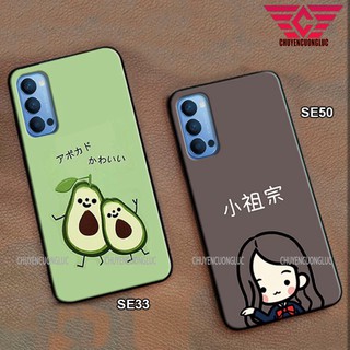 Ốp lưng Oppo RENO 5/ RENO 4/ RENO 3/ RENO 2F/ A93 IN HÌNH CUTE MÃ SE22