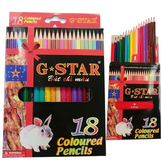 Bút chì màu gstar dài 18 màu