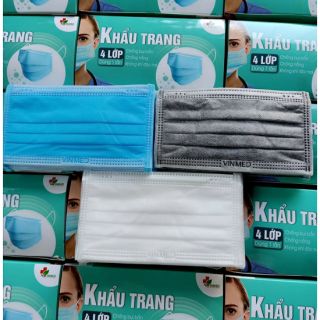 Khẩu trang kháng khuẩn 4 lớp Vinmed
