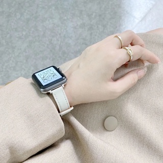 Dây đeo da thích hợp cho đồng hồ thông minh Apple Watch Series 6 Se 2 5 4 3 2 1/iWatch 40mm 44mm 42mm 38mm