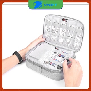 Túi đựng phụ kiện hãng BUBM chuyên dụng đựng bộ sạc macbook, dây cáp sạc, pin dự phòng cao cấp.