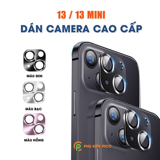 Dán camera Iphone 13 - Khung nhôm bảo vệ camera Iphone 13 kèm kính cường lực, chống trầy xước va đập