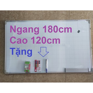 BẢNG TỪ TRẮNG DQ HÀN QUỐC TẶNG KÈM NAM CHÂM + BÚT + LAU BẢNG KÍCH THƯỚC 120 X 180CM
