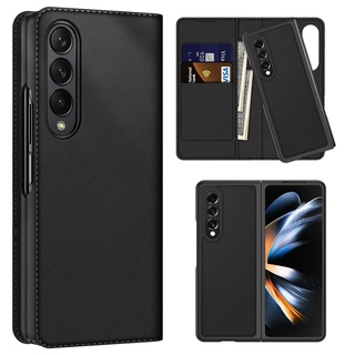 Ốp Lưng Điện Thoại Dạng Ví Da Lật Dành Cho Samsung Galaxy Z Fold 4 5G Samsung Z Fold 4 5G Fold3