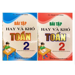 Sách - Combo Bài tập hay và khó toán 2