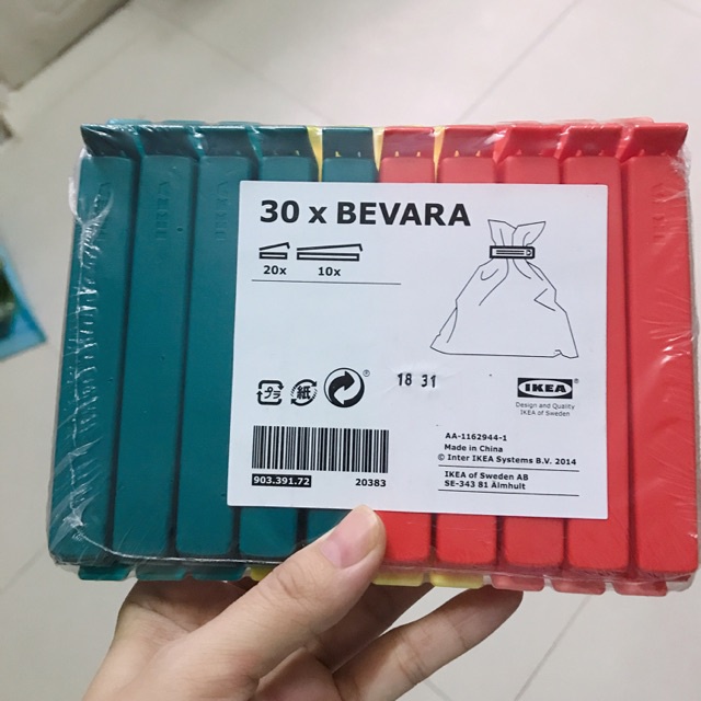 Kẹp miệng túi BEVARA IKEA