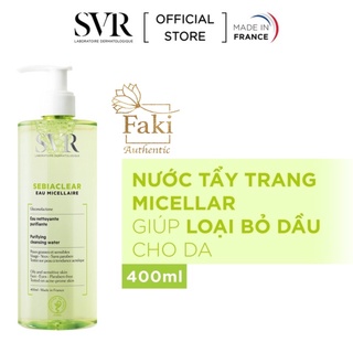 Nước tẩy trang và giúp loại bỏ dầu SVR SEBIACLEAR Eau Micellaire 400ml