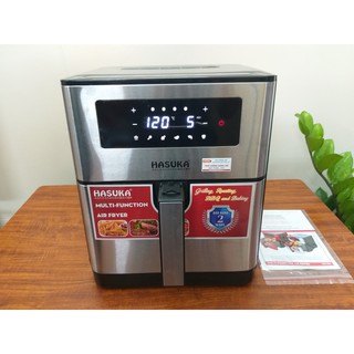 (Mã CHUT002 giảm 8%) Nồi Chiên Không Dầu Hasuka HSK-399, Điều Khiển Cảm Ứng( Tặng Bộ Kẹp Xịt Cao Cấp) - Hàng Chính Hãng