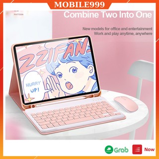 Bao da bàn phím có ngăn bút silicon cực chất cho iPad Air 4/Pro 11/9.7/10.5/Air 3/Gen 5/6/7/8/9/Air 1/2 MOBILE999