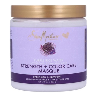 Ủ tóc dành cho tóc nhuộm SheaMoisture Purple Rice Water Strength 227g - Mỹ