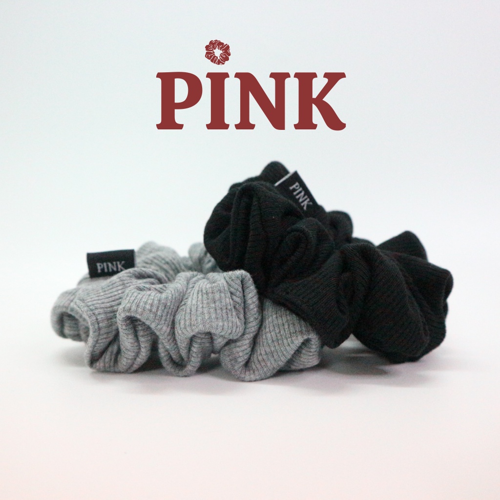 Scrunchie Dây Cột Tóc Thun Gân
