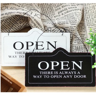 Bảng treo CLOSE OPEN hai mặt