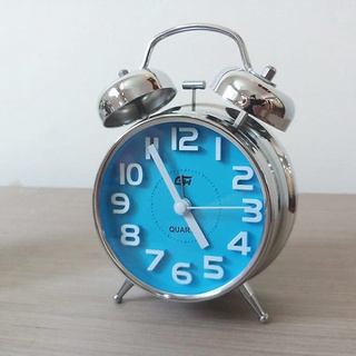 Đồng Hồ Để Bàn Báo Thức máy kim trôi quartz không gây tiếng động phòng ngủ chuông to sang trọng hiện đại cao cấp hẹn giờ