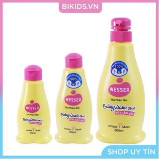 Sữa tắm gội Wesser 2in1 - Amber Musk (hồng)
