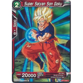 Thẻ bài Dragonball - TCG - Super Saiyan Son Goku / BT14-006'