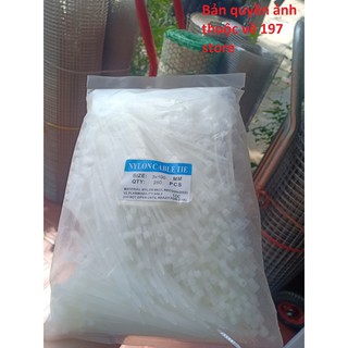 1 gói 250 chiếc Dây thít Dây lạt nhựa buộc hàng thít hoa lan cây cảnh bản 3mm x 100mm