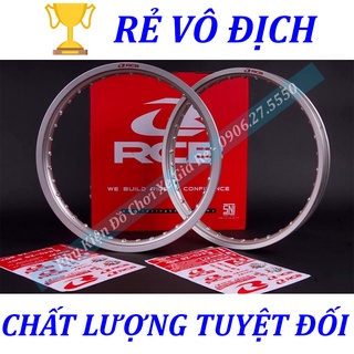 Niềng RCB màu Bạc, bảng 1.6-1.6, thích hợp lên Căm Đùm Niềng Sirius Wave Winner Sonic Raider Satria Exciter150